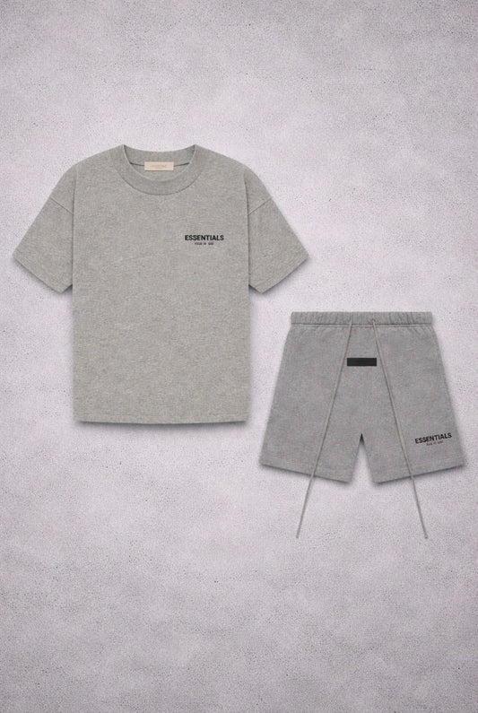 ESSENTIALS Fear Of God Grey Short Set